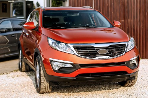 KIA SPORTAGE III SL 2010-2015 CHROMOWANA LISTWA PRZEDNIEGO ZDERZAKA PRAWA 865823W010