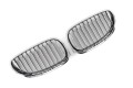 BMW SERIA 5 E60 E61 2003-2010 GRILL ATRAPA CHŁODNICY NERKI CHROMOWANE 51137027062 / 51137027061