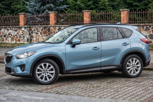 MAZDA CX-5 I KE 2012-2017 RELINGI DACHOWE CZARNE BEZ WIERCENIA 00008LR01