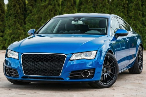 AUDI A7 / S7 4G 2010-2015 PRZED FACELIFTINGIEM RAMKA GRILLA CHROMOWANA 4G8853653E