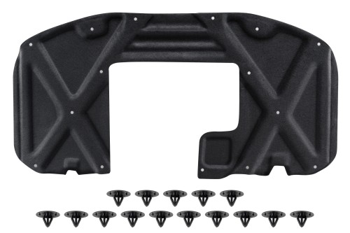 TOYOTA HILUX VII AN20 2011-2015 PO FACELIFTINGU WYGŁUSZENIE MASKI Z KOMPLETEM SPINEK 533410K150