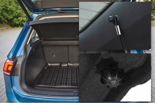 SEAT MOCOWANIE TYLNEJ PÓŁKI LINKA SZNUREK KOMPLET 2 SZTUKI