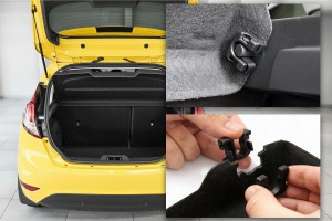 FORD ZACZEP PÓŁKI BAGAŻNIKA UCHWYT KOMPLET 2 SZTUKI