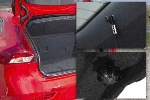 SEAT MOCOWANIE TYLNEJ PÓŁKI LINKA SZNUREK KOMPLET 2 SZTUKI