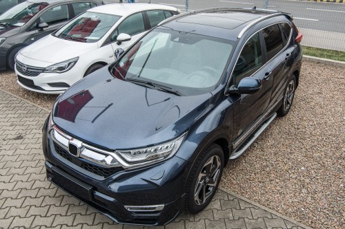 HONDA CR-V V 2018-2023 RELINGI DACHOWE ALUMINIOWE SREBRNE STYL OEM P/N 08L02TLA100
