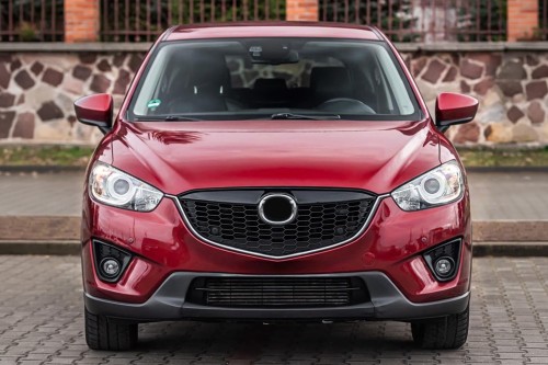 MAZDA CX-5 I 2012-2017 GRILL PRZEDNI Z CHROMOWANĄ RAMKĄ KD4550710E