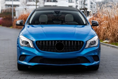 MERCEDES CLA C117 W117 2013-2017 PRZED FACELIFTINGIEM GRILL GT PANAMERICANA CZARNY