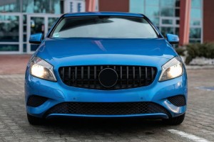MERCEDES A-CLASS W176 2012-2015 PRZED FACELIFTINGIEM GRILL GT PANAMERICANA CZARNY 