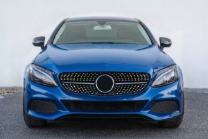 MERCEDES C-CLASS W205 2014-2018 PRZED FACELIFTINGIEM GRILL DIAMOND CZARNY