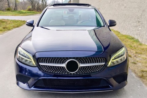 MERCEDES C-CLASS W205 2019-2021 PO LIFTINGU Z KAMERĄ GRILL DIAMOND SREBRNY