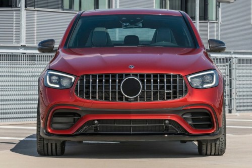 MERCEDES GLC COUPE C253 2019-2022 PO LIFTINGU Z KAMERĄ GRILL GT PANAMERICANA SREBRNY PASUJE TYLKO DO WERSJI AMG