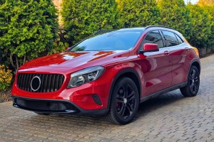MERCEDES GLA X156 2013-2017 PRZED FACELIFTINGIEM GRILL GT PANAMERICANA CZARNY 