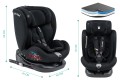 FOTELIK SAMOCHODOWY OBROTOWY ALEXANDER 360° CZARNY 40-150 CM i-Size R129 + ISOFIX