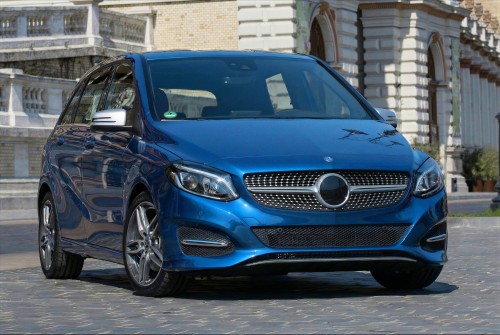 MERCEDES B-CLASS W246 2014-2018 GRILL DIAMOND SERBRNY