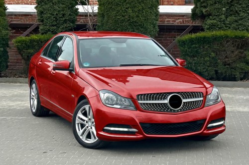 MERCEDES C-CLASS W204 2007-2014 GRILL DIAMOND SILVER