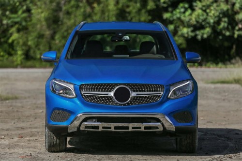 MERCEDES GLC X253 2015-2019 PRZED LIFTINGIEM GRILL DIAMOND SREBRNY