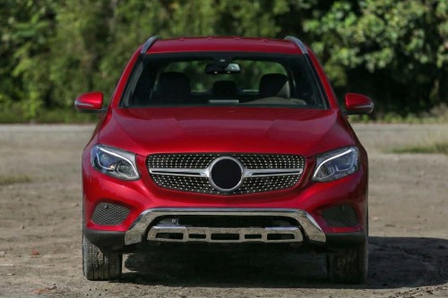 MERCEDES GLC COUPE C253 2015-2019 PRZED LIFTINGIEM GRILL DIAMOND SREBRNY