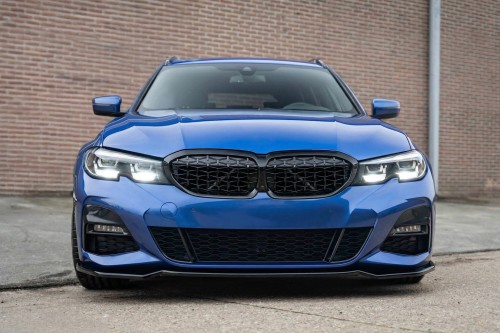 BMW SERIA 3 G21 2018+ TUNINGOWY GRILL PRZEDNI DIAMOND CZARNY ATRAPA NERKI WERSJA Z KAMERĄ