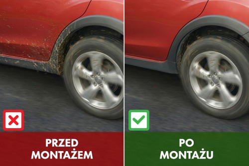 HONDA CR-V V 2018-2023 CHLAPACZE DEDYKOWANE NAKŁADKI NADKOLI TYLNE