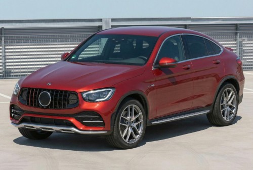 MERCEDES GLC COUPE C253 2019-2022 PO FACELIFTINGU GRILL PANAMERICANA GT BRABUS STYLE CZARNY Z KAMERĄ PASUJE TYLKO DO WERSJI AMG