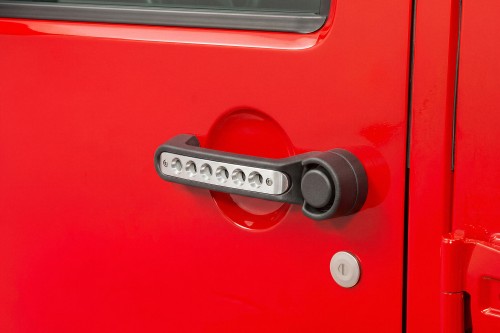 JEEP WRANGLER JK 4D ALUMINIOWE WKŁADKI KLAMEK