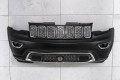 JEEP GRAND CHEROKEE IV WK2 2017-2021 PO DRUGIM FACELIFTINGU KOMPLETNY ZDERZAK PRZEDNI Z PDC BEZ SPRYSKIWACZY Z CHROMOWANYM GRILLEM 68333498AA