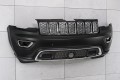 JEEP GRAND CHEROKEE IV WK2 2017-2021 PO DRUGIM FACELIFTINGU KOMPLETNY ZDERZAK PRZEDNI Z PDC BEZ SPRYSKIWACZY Z CHROMOWANYM GRILLEM 68333498AA