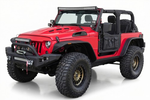 JEEP WRANGLER JK 2007-2018 2D OCHRONNE STALOWE LISTWY PODPROGOWE