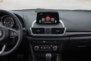 MAZDA 3 III BM 2014-2018 OZDOBNA LISTWA KONSOLI NAWIGACJI