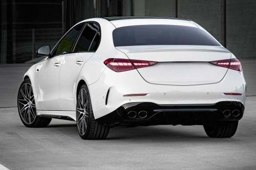 MERCEDES C-CLASS W206 2021+ SPOILER KLAPY TYLNEJ