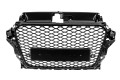 AUDI A3 8V 2013-2016 PRZED FACELIFTINGIEM ATRAPA CHŁODNICY GRILL STYLIZACJA NA S3 CZARNY + PDC