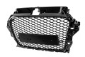 AUDI A3 8V 2013-2016 PRZED FACELIFTINGIEM ATRAPA CHŁODNICY GRILL STYLIZACJA NA S3 CZARNY + PDC