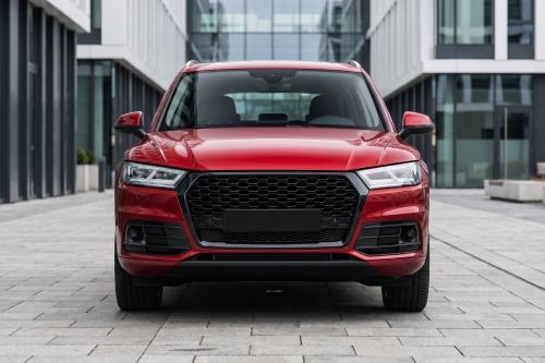 AUDI Q5 80A FY 2017-2020 PRZED FACELIFTINGIEM ATRAPA CHŁODNICY GRILL STYLIZACJA SQ5 CZARNY + PDC