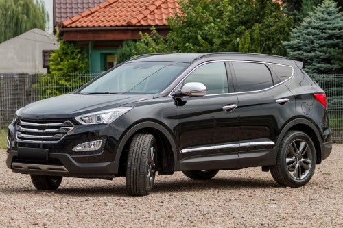 HYUNDAI SANTA FE III DM 2012-2015 PRZED LIFTINGIEM CHROMOWANE NAKŁADKI NA LUSTERKA