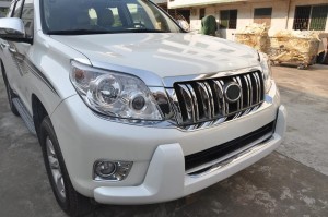 TOYOTA LAND CRUISER J150 2009-2017 PRZED FACELIFTINGIEM NAKŁADKI NA LAMPY PRZEDNIE