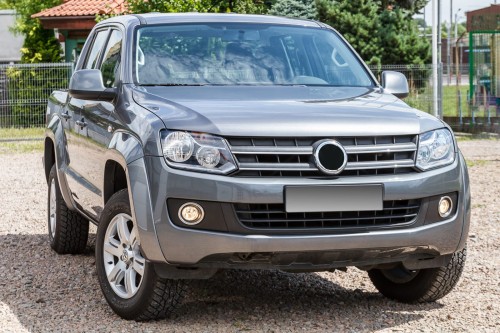 VOLKSWAGEN AMAROK I 2009-2020 STAL OZDOBNE NAKŁADKI HALOGENÓW PRZÓD