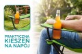 SKŁADANE KRZESŁO TURYSTYCZNE Z OPARCIEM ZIELONE