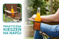 SKŁADANE KRZESŁO TURYSTYCZNE Z OPARCIEM BRĄZOWE