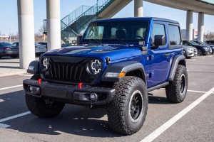 JEEP WRANGLER JL 2018+ KRATKA HALOGENU W ZDERZAK RUBICON LEWA BEZ PDC