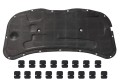 VOLKSWAGEN POLO IV 9N 9A4 2001-2010 WYGŁUSZENIE MASKI 6Q0863835C