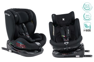 FOTELIK SAMOCHODOWY OBROTOWY ALEXANDER 360° CZARNY 40-150 CM i-Size R129 + ISOFIX 