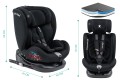 FOTELIK SAMOCHODOWY OBROTOWY ALEXANDER 360° CZARNY 40-150 CM i-Size R129 + ISOFIX