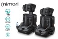 FOTELIK SAMOCHODOWY MIMORI CZARNO-SZARY R129 76-150 CM