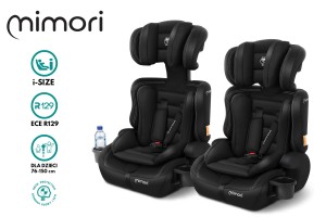 FOTELIK SAMOCHODOWY MIMORI CZARNY R129 76-150 CM