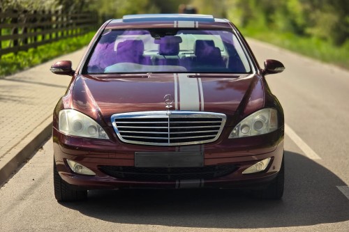 MERCEDES S-CLASS W221 2005-2013 MOCOWANIE PRZEDNIEJ TABLICY REJESTRACYJNEJ A2218850781
