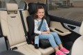 FOTELIK SAMOCHODOWY MODEL VINCENT SZARO-CZARNY PIKOWANY R129 100-150 CM ISOFIX + GRATIS
