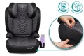 FOTELIK SAMOCHODOWY MODEL VINCENT SZARO-CZARNY PIKOWANY R129 100-150 CM ISOFIX + GRATIS