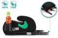 FOTELIK SAMOCHODOWY PODKŁADKA SIEDZISKO Z ISOFIX CZARNO-SZARY R129 125-150 CM