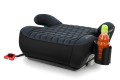 FOTELIK SAMOCHODOWY PODKŁADKA SIEDZISKO Z ISOFIX CZARNO-SZARY R129 125-150 CM