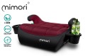 FOTELIK SAMOCHODOWY PODKŁADKA SIEDZISKO MIMORI CZARNO-BORDOWY ISOFIX R129 125-150 CM